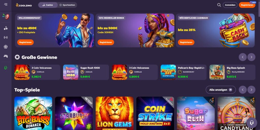 Coolzino Casino Deutschland Bonus