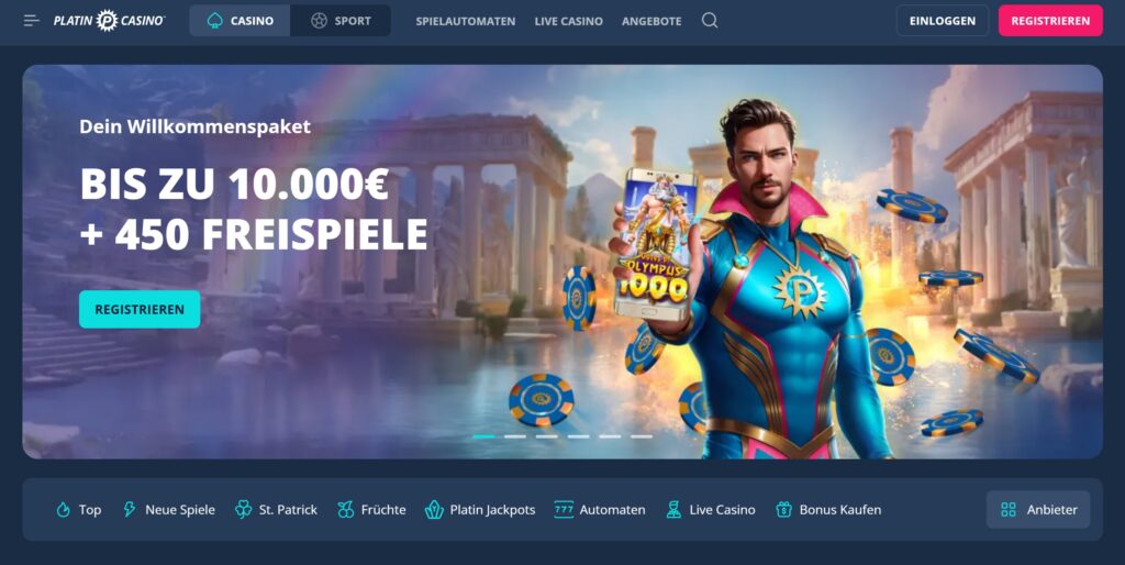 Platincasino Deutschland Bonus